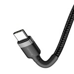 Baseus sladd Cafule PD 2.0 USB-C – USB-C 1,0 m 3A grå-svart 60W