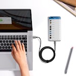 Baseus sladd Superior USB – USB-C 2,0m kluster svart 100W