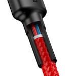 Baseus kabel Cafule PD 2.0 USB-C – USB-C 2,0 m 3A röd 60W