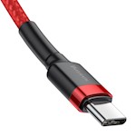 Baseus kabel Cafule PD 2.0 USB-C – USB-C 2,0 m 3A röd 60W