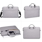 Justyle 13,3" grå bärväska för laptop / MacBook