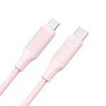 XO-kabel NB-Q265B PD USB-C – USB-C 1,0 m 60 W rosa