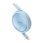 Baseus Free2Draw Mini Uttagsbar Laddningskabel Type-C till Type-C 100W 1m Galaxy Blå