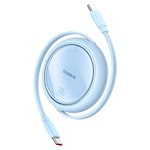 Baseus Free2Draw Mini Uttagsbar Laddningskabel Type-C till Type-C 100W 1m Galaxy Blå