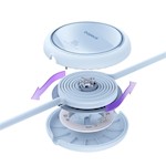 Baseus Free2Draw Mini Uttagsbar Laddningskabel Type-C till Type-C 100W 1m Galaxy Blå