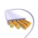 Baseus Free2Draw Mini Utdraggbar Laddningskabel Type-C till Type-C 100W 1m Nebulalila