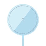 Baseus trådlös laddare Simple Mini 3 15W galaxy blue