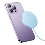 Baseus trådlös laddare Simple Mini 3 15W galaxy blue