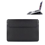 Devia bärbar datorväska / MacBook-fodralväska Ultra-Tunn 15,4-tums vattentät PU-läder svart
