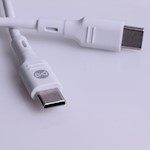 För alltid TC-07-30AC PD QC-laddare 1x USB-C 1x USB 30W vit + USB-C – USB-C-kabel 60W