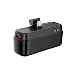 XO power bank mini PR244 20W 5000 mAh med USB-C-anslutning svart