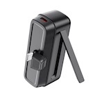 XO power bank mini PR244 20W 5000 mAh med USB-C-anslutning svart