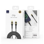 WIWU 30W City Cable Wi-C035 C-L svart