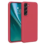 Etteri Silikonfodral för Samsung Galaxy S22, hallon