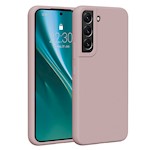 Etteri Silikonfodral för Samsung Galaxy S22 i ljusrosa