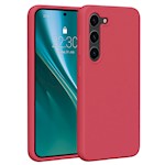 Etteri Silikonfodral för Samsung Galaxy S23, hallonfärg