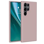 Etteri Silikonfodral för Samsung Galaxy S23 Ultra i ljusrosa