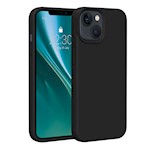 Etteri Silikonfodral för iPhone 15 6,1 tum svart