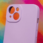 Silicon case for Samsung Galaxy A34 5G lilac