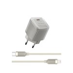 WIWU Jello 20W GaN-laddare Set Wi-U016 C-L, EU-kontakt
