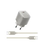 WIWU Jello 30W GaN-laddare Set Wi-U017 C-C, EU-kontakt