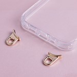 Fodral med krokhållare för iPhone 15 Pro 6,1″ guld