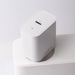 Maxlife MXTC-06-20C PD QC-laddare 1x USB-C 20W vit + USB-C – USB-C-kabel 20W