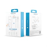 För alltid TC-01-20C PD QC-laddare 1x USB-C 20W vit + USB-C – USB-C-kabel 20W