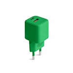 COLORUM väggladdare USB-A + USB-C PD 30W CLS30-AC-04 xGreen