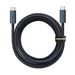 Baseus Flash 2 USB4 Full-Featured Laddningskabel USB-C till USB-C 240W 1,8m Cluster Svart