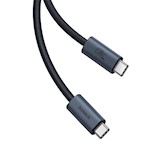 Baseus Flash 2 USB4 Full-Featured Laddningskabel USB-C till USB-C 240W 1,8m Cluster Svart