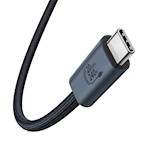 Baseus Flash 2 USB4 Full-Featured Laddningskabel USB-C till USB-C 240W 1,8m Cluster Svart