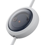Baseus Free2Draw Uttagsbar Kristallsnabbladdningskabel USB till M+L+C 3.5A 1.1m Månvit