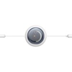Baseus Free2Draw Uttagsbar Kristallsnabbladdningskabel USB till M+L+C 3.5A 1.1m Månvit
