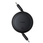 Baseus Free2Pull Mini Laddningskabel USB-C till USB-C 60W 1m Cluster Svart