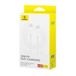 Baseus Superior Series 2 Snabbladdningskabel Type-C till Type-C 30W 2m Månvit