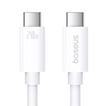 Baseus Superior Series 2 USB4 Full-Function Snabbladdningskabel Type-C till Type-C 240W 1m Månvit