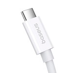 Baseus Superior Series 2 USB4 Full-Function Snabbladdningskabel Type-C till Type-C 240W 1m Månvit