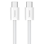 Baseus Superior Series 2 Snabbladdningskabel Type-C till Type-C 100W 2m Månvit
