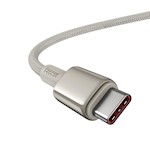 Baseus Tungsten Guld Snabbladdningskabel Type-C till Type-C 100W 2m Titanium Galaxy Guld
