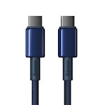 Baseus Tungsten Gold Fast Charging Data Cable Type-C to Type-C 100W 1m Deepsea Blue