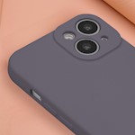 Silikonfodral för Samsung Galaxy A35 5G i mörkgrå