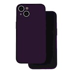 Silikonfodral för iPhone 15 Pro 6,1″ i plommonfärg