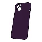 Silikonfodral för iPhone 15 Pro 6,1″ i plommonfärg