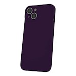 Silikonfodral för iPhone 15 Pro 6,1″ i plommonfärg