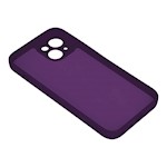 Silikonfodral för iPhone 15 Pro 6,1″ i plommonfärg