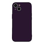 Silikonfodral för iPhone 15 Pro 6,1″ i plommonfärg