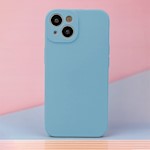 Silikonfodral till iPhone 15 6,1″ i himmelsblå