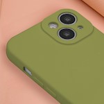 Silikonfodral för Xiaomi Redmi A3 4G (Global) i olivfärg
