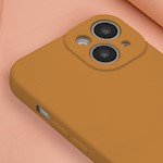 Silikonfodral för Samsung Galaxy A35 5G i karamellfärg